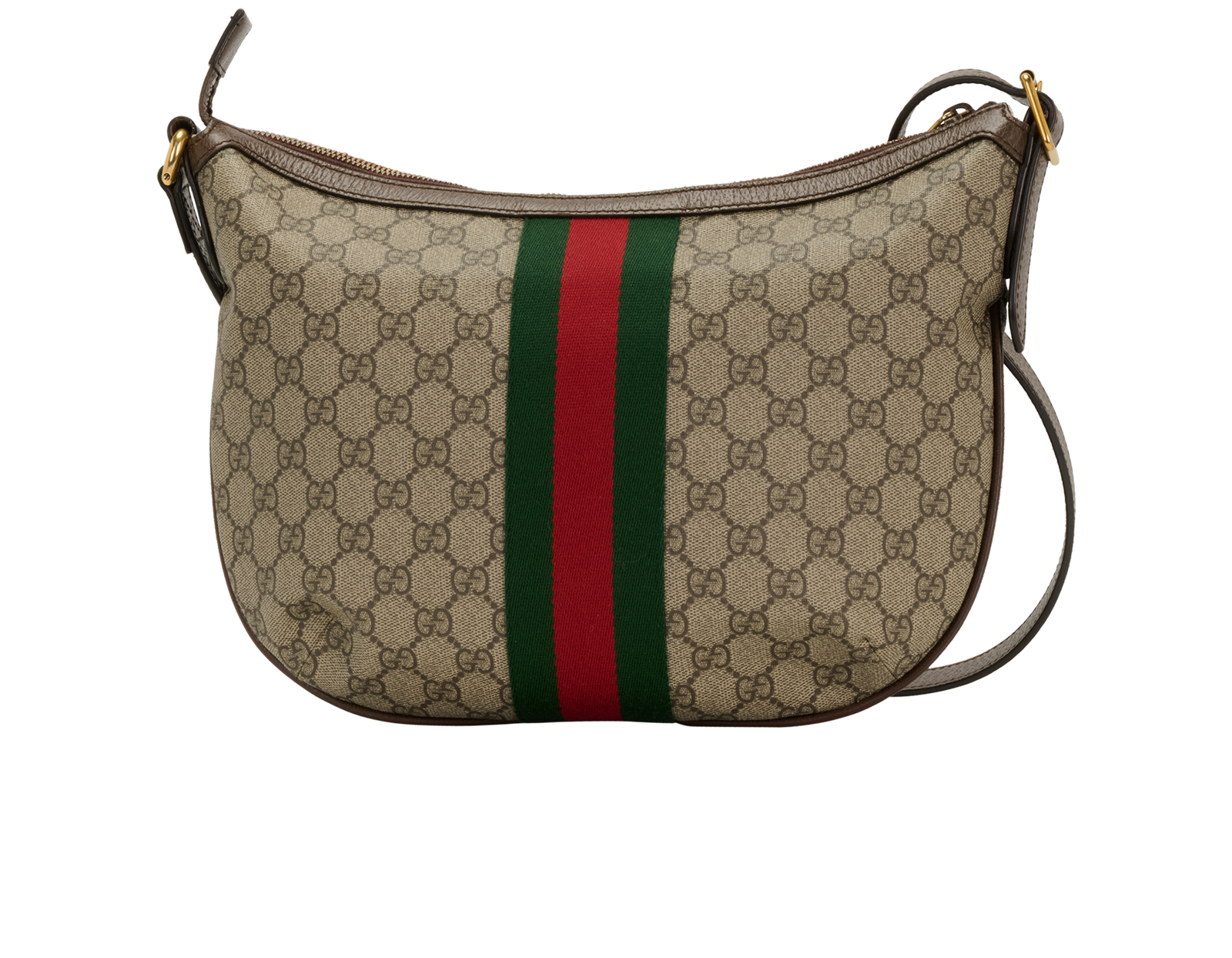 Half Moon Ophedia, &pound;695, Handbags, Beige, Canvas, Back view